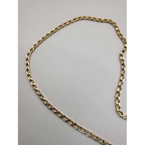 4 - Yellow Gold Necklace Unhallmarked But Carefully Acid Tested as Gold Weighs 10.9g 