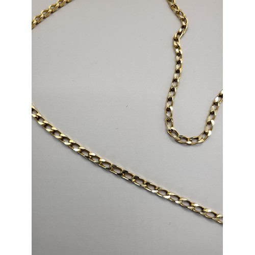 4 - Yellow Gold Necklace Unhallmarked But Carefully Acid Tested as Gold Weighs 10.9g 