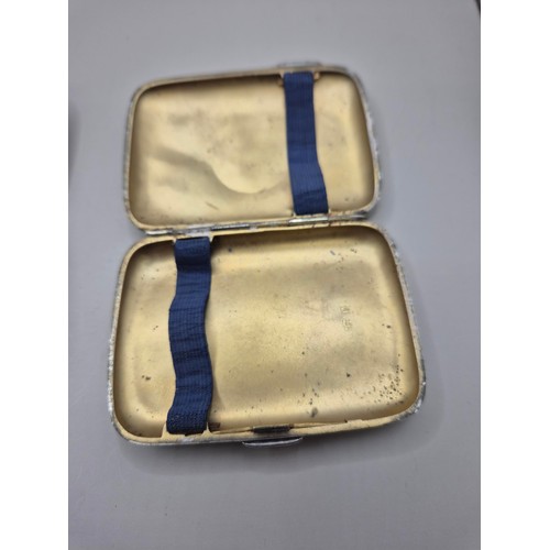 57 - Two Sterling Silver Cigarette Cases Weight 112g