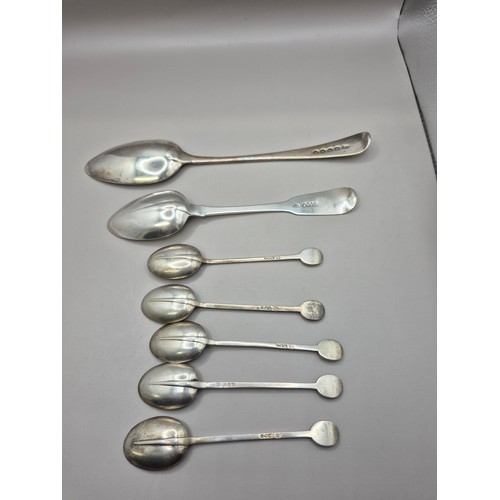 58 - Collection of Mixed Sterling Silver Spoons Weigh 144g