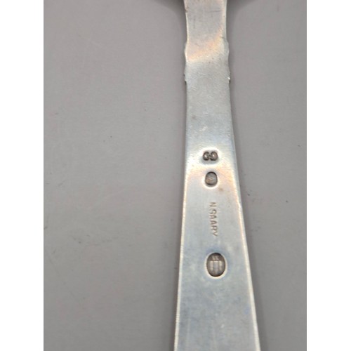 60 - Danish Silver Fork & Spoon Weighs 101g