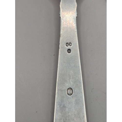 60 - Danish Silver Fork & Spoon Weighs 101g