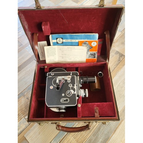 65A - A Cased Paillard Bolex H16 Reflex 16mm Camera Comes With A Switar 1:1,4 F=25mm Lens The Item is Unte... 