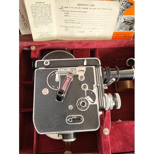 65A - A Cased Paillard Bolex H16 Reflex 16mm Camera Comes With A Switar 1:1,4 F=25mm Lens The Item is Unte... 