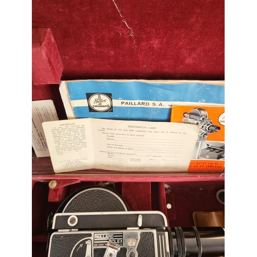 65A - A Cased Paillard Bolex H16 Reflex 16mm Camera Comes With A Switar 1:1,4 F=25mm Lens The Item is Unte... 