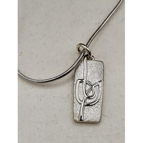 75C - Sterling Silver Ola Gorie Gael Pendant on Chain 