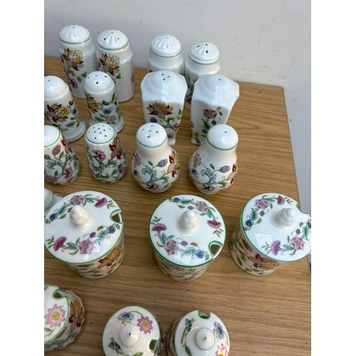 Minton Haddon Hall Salt & Pepper Cruets, Egg Cups & Large Dish 36 in ...