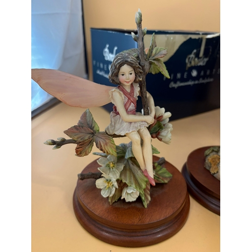 112 - Three Border Fine Arts Limited Edition Flower Fairy Figures to Include 