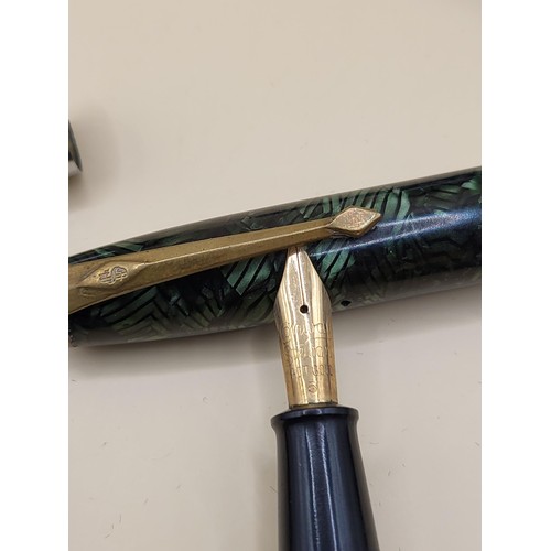 34 - Collection of Fountain Pens Includes Sheaffer Parker, And Very Nice Waterman Cased Set & Others ... 