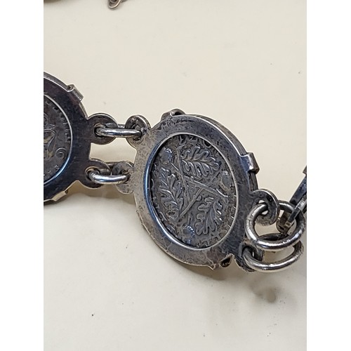 45 - Three Silver Charm Bracelets Complete Weight 39g&nbsp;