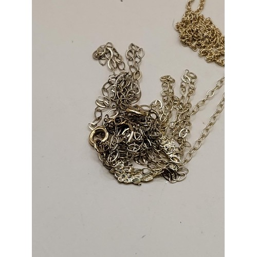 32 - 9ct Gold Scrap Chains & Pendants Fully Hallmarked Weighs 3.5g&nbsp;
