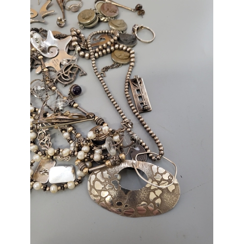 8 - Collection of Mixed Sterling & 925 Jewellery Weighs 245g