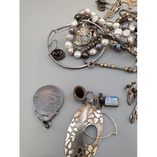 8 - Collection of Mixed Sterling & 925 Jewellery Weighs 245g