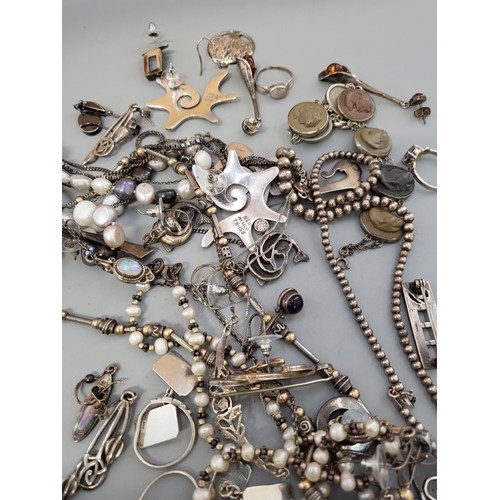 8 - Collection of Mixed Sterling & 925 Jewellery Weighs 245g