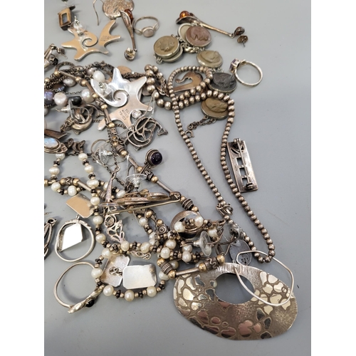 8 - Collection of Mixed Sterling & 925 Jewellery Weighs 245g