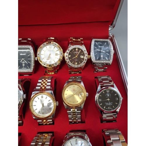 5 - 24 Fashion Watches Includes 6 Gems Ingersoll Watches All Need Batteries But in New Condition