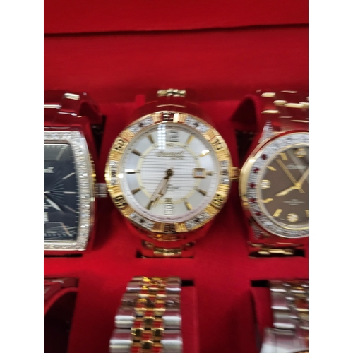5 - 24 Fashion Watches Includes 6 Gems Ingersoll Watches All Need Batteries But in New Condition