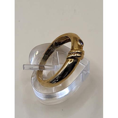 17 - 9ct Gold Gent's CZ Ring Size S Weighs 3.8g Fully Hallmarked Good Condition&nbsp;