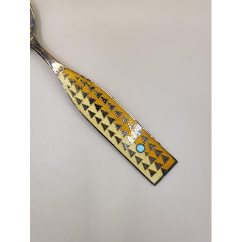 38 - Anton Michelson Vintage 1960s Danish Sterling Silver Christmas Spoon Nice Condition Weighs 49g Measu... 