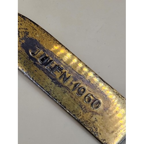 38 - Anton Michelson Vintage 1960s Danish Sterling Silver Christmas Spoon Nice Condition Weighs 49g Measu... 