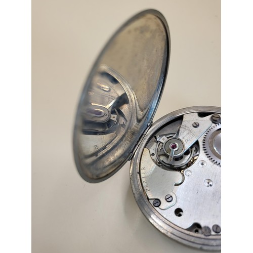 61 - Vintage Sterling Pocket Watch in need of Some Repairs along with Vintage Brevet Stop Watch Not Worki... 