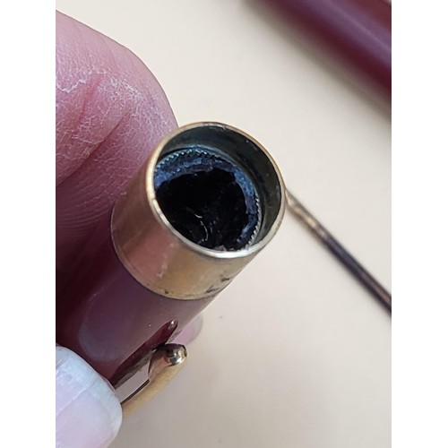 62 - Sheaffer & Parker With 14ct Gold Nibs Untested along With Broken Sheaffer&nbsp;