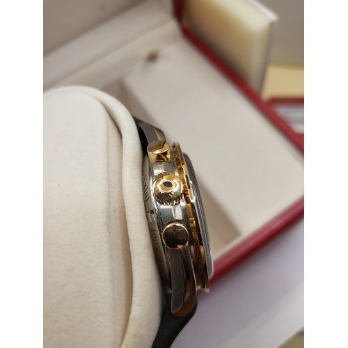 24 - Omega Speedmaster Broad Arrow321.93.42.50.13.0012009 in Great Condition With 18ct Rose Gold Bezel, C... 