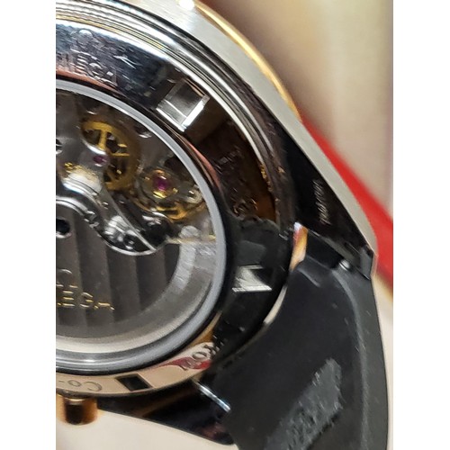 24 - Omega Speedmaster Broad Arrow321.93.42.50.13.0012009 in Great Condition With 18ct Rose Gold Bezel, C... 