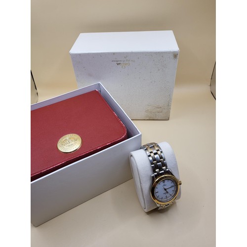 23 - Omega Seamaster 120m 18ct Bezel Quartz Gent's Watch in Good Condition & Perfect Working Order Un... 