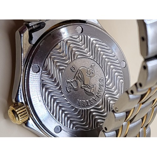 23 - Omega Seamaster 120m 18ct Bezel Quartz Gent's Watch in Good Condition & Perfect Working Order Un... 