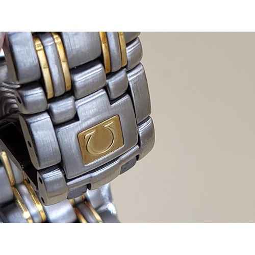 23 - Omega Seamaster 120m 18ct Bezel Quartz Gent's Watch in Good Condition & Perfect Working Order Un... 