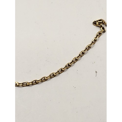 58 - 18ct Gold Chain Hallmarked Weighs 2.9g&nbsp;