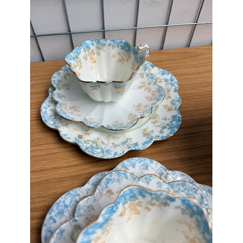 Antique Foley Tea Set ( Pre Shelley)Comprising Eleven Trios, Side Plate ...