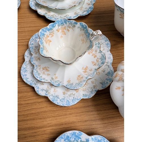 Antique Foley Tea Set ( Pre Shelley)Comprising Eleven Trios, Side Plate ...