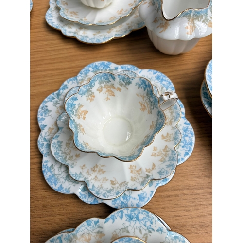Antique Foley Tea Set ( Pre Shelley)Comprising Eleven Trios, Side Plate ...