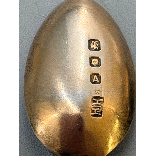 165 - Six Sterling Silver Tea Spoons Weighs 58g