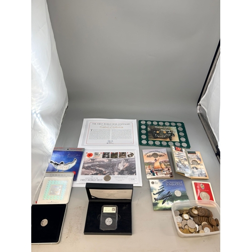 193 - Collection of Mixed Coin Denominations to Include 50p's, &pound;2 Coin & Pennies&nbsp;