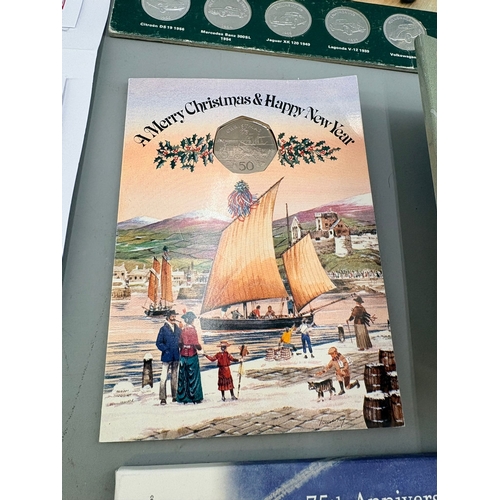 193 - Collection of Mixed Coin Denominations to Include 50p's, &pound;2 Coin & Pennies&nbsp;