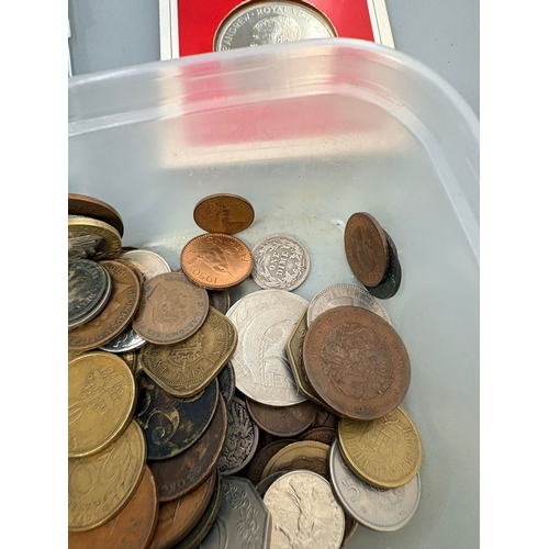 193 - Collection of Mixed Coin Denominations to Include 50p's, &pound;2 Coin & Pennies&nbsp;