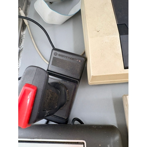 195 - Amstrad 256k Personal Word Processor & Printer Along with Commodore Plus/4 Games Console, Joysti... 