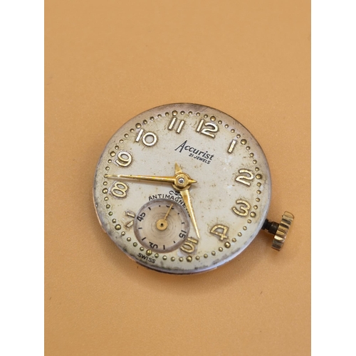 199 - 9ct Gold Vintage Ladies' Accurist Watch Winding And Working at Time of Writing This Description Some... 