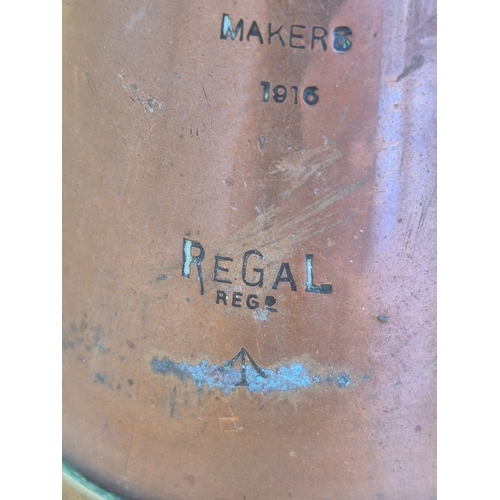 216 - WW1 R.G. Lawrie Bugle Dated 1916 With Military Broad Arrow below The Name Regal Regd The Item is in ... 