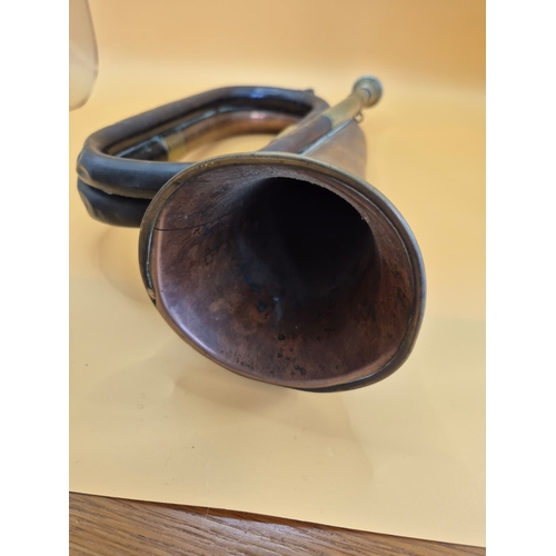 216 - WW1 R.G. Lawrie Bugle Dated 1916 With Military Broad Arrow below The Name Regal Regd The Item is in ... 