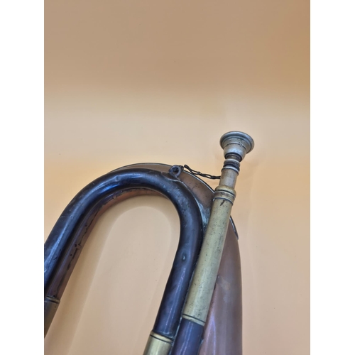 216 - WW1 R.G. Lawrie Bugle Dated 1916 With Military Broad Arrow below The Name Regal Regd The Item is in ... 