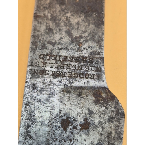 218 - Early Skean Dhu Missing Handle by Rodgers & Sons No 6 Norfolk's along with Three Drawer Telescop... 