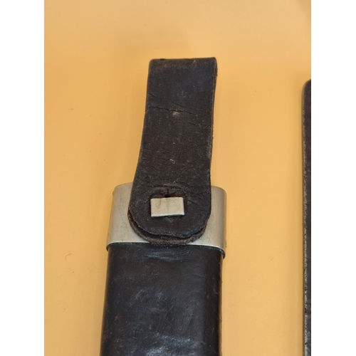 218 - Early Skean Dhu Missing Handle by Rodgers & Sons No 6 Norfolk's along with Three Drawer Telescop... 