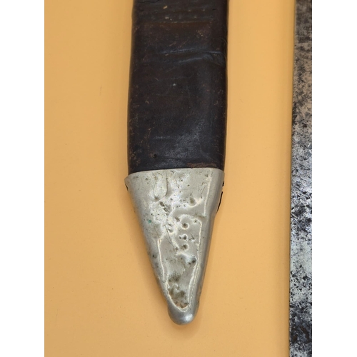 218 - Early Skean Dhu Missing Handle by Rodgers & Sons No 6 Norfolk's along with Three Drawer Telescop... 