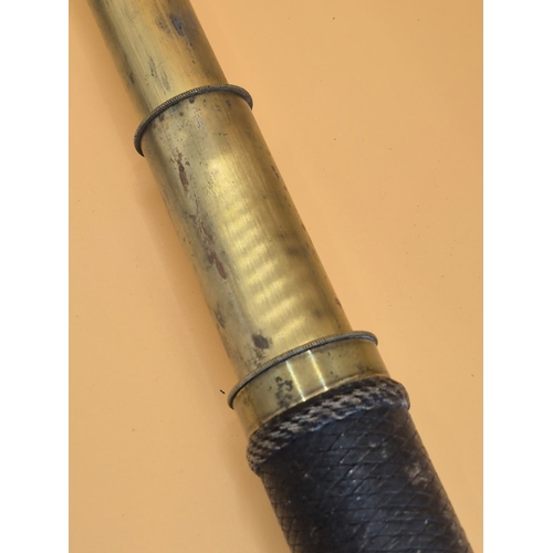 218 - Early Skean Dhu Missing Handle by Rodgers & Sons No 6 Norfolk's along with Three Drawer Telescop... 