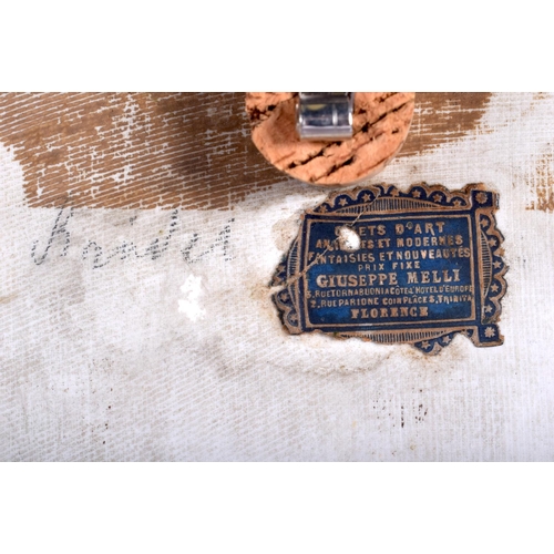 116 - A FINE 19TH CENTURY KPM BERLIN EROTIC PORCELAIN PLAQUE modelled as numerous nude females beside two ... 