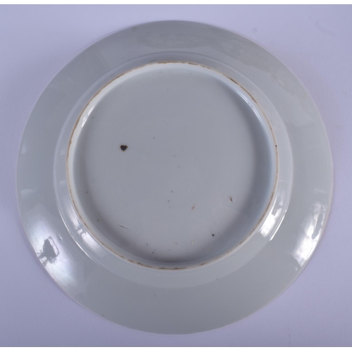 1302 - A RARE SET OF ELEVEN EARLY 20TH CENTURY CHINESE FAMILLE VERTE PLATES Guangxu, Kangxi style, painted ... 